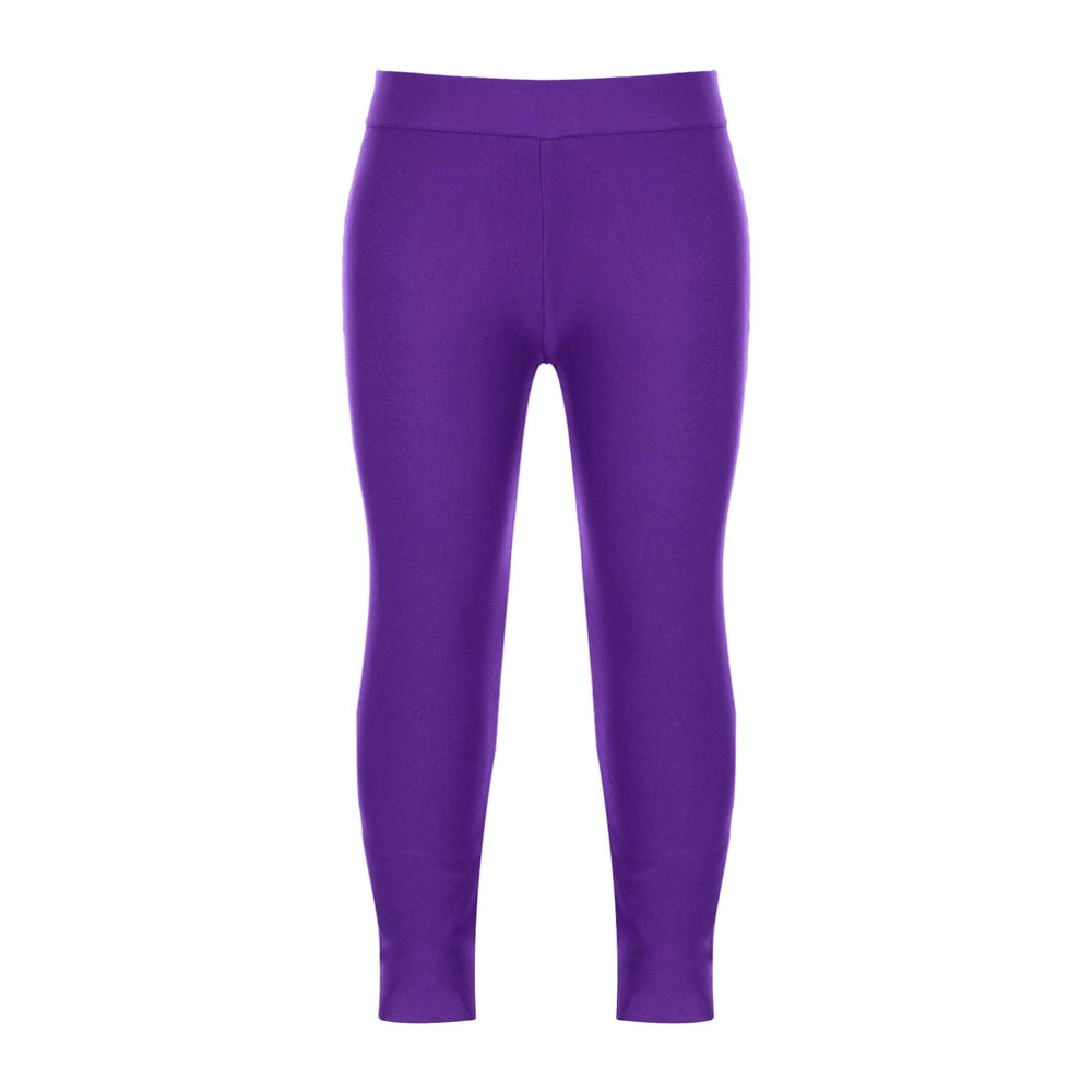 HULIJA Girls' Swimming Leggings Rash Guard Swim Pants Full Length Sun Protection Swim Bottom Casual Athletic Trousers Purple 14 Years