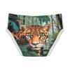 ALAZA Tiger Palm Leaf Forest Boys' Briefs Soft Underwear Available in Sizes 2t Multicolor view 2