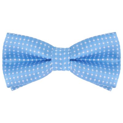Bskifnn Dot Bow Ties Classic Adjustable Neck Bowtie for Child Boys Toddlers Wedding Party Graduation Dress up (Dots, Light Blue)