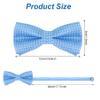 Bskifnn Dot Bow Ties Classic Adjustable Neck Bowtie for Child Boys Toddlers Wedding Party Graduation Dress up (Dots, Light Blue) view 2