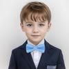 Bskifnn Dot Bow Ties Classic Adjustable Neck Bowtie for Child Boys Toddlers Wedding Party Graduation Dress up (Dots, Light Blue) view 4