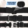 JOVITEC 2 Pieces Race Number Belt with 6 Gel Loops for Running Cycling Triathlon Marathon (Yellow and Black) view 4