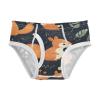 ALAZA Squirrel Leaves Cartoon Boys' Briefs Soft Underwear Available in Sizes 3t Multicolor view 1