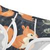 ALAZA Squirrel Leaves Cartoon Boys' Briefs Soft Underwear Available in Sizes 3t Multicolor view 4