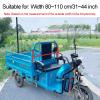 WYHBXD Electric Tricycle Carport Awning Driving Shed Front Front Shed Sunshade and SANBENGZI Rain Shed Battery Car Express Plastic Car Awning (Color : Lake blue with rain screen) view 2