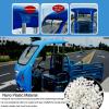 WYHBXD Electric Tricycle Carport Awning Driving Shed Front Front Shed Sunshade and SANBENGZI Rain Shed Battery Car Express Plastic Car Awning (Color : Lake blue with rain screen) view 4