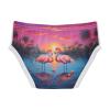 ALAZA Palm Tree Flamingo Lake Sunset Boys' Briefs Soft Underwear Available in Sizes 2t Multicolor view 3