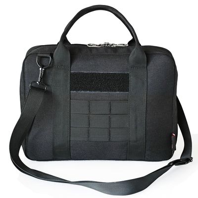 DUOLUDA Tactical soft pistol case Double Handgun Firearm Case Pistol Bag For Outdoor Hunting Shooting Range, Lockable Compartment pistol pouch, Additional Magazine Storage Slots