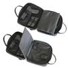 DUOLUDA Tactical soft pistol case Double Handgun Firearm Case Pistol Bag For Outdoor Hunting Shooting Range, Lockable Compartment pistol pouch, Additional Magazine Storage Slots view 3