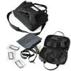 DUOLUDA Tactical soft pistol case Double Handgun Firearm Case Pistol Bag For Outdoor Hunting Shooting Range, Lockable Compartment pistol pouch, Additional Magazine Storage Slots view 4