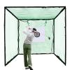 10x10x10Ft Golf Cages with Frame and Net, Golf Driving Cage for Backyard, Golf Nets for Backyard Driving, Golf Cage Net, Outdoor Golf Practice Training Net