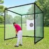10x10x10Ft Golf Cages with Frame and Net, Golf Driving Cage for Backyard, Golf Nets for Backyard Driving, Golf Cage Net, Outdoor Golf Practice Training Net view 4