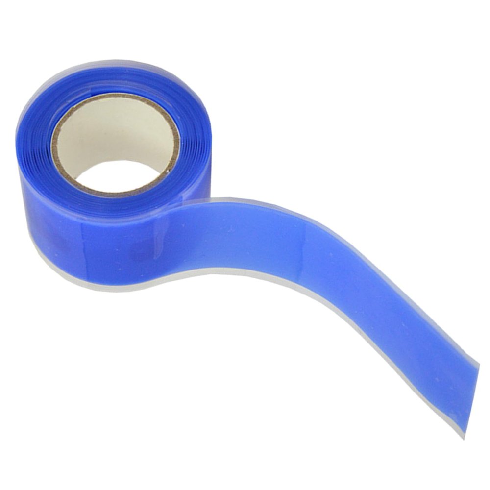 atcdfuw Versatile Self-fusing Silicone Tape 150CM 2.5CM Silicone Grip Tapes for Kayak and Dragon Paddles Sealed and Adhesive Durable Grip Tape, Blue