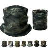 Camo Neck Warmer Gaiter Winter Polar Fleece Face Mask Cover Camouflage Scarfs US view 2
