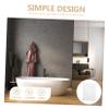 Alipis Layer Shower Curtain Easy Install Bath Polyester Washable Bathroom Decor view 3