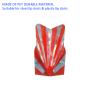 M METERXITY 6 Pack Slim Dart Flights - PET Dart Accessories, Apply to Darts Game/Party/Entertainment (Red) view 4