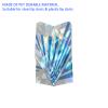 M METERXITY 6 Pack Slim Dart Flights - PET Dart Accessories, Apply to Darts Game/Party/Entertainment (Blue Silver Tone) view 4