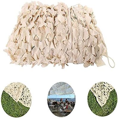 Hunting Camouflage Net Beige Shadow Net Oxford Tent 3 * 5m Suitable for Children Camping Army Hidden Photography Hunting Shooting Garden Decoration (Size : 5 * 10M(16.4 * 32.8ft))