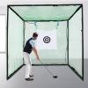 GUIAFUHYE Golf Hitting Cage, Swing Practice Mat, Golf Practice Net,Golf Nets for Full Swing and Chipping Practice Indoor Outdoor, Green, Black, White view 1