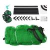 GUIAFUHYE Golf Hitting Cage, Swing Practice Mat, Golf Practice Net,Golf Nets for Full Swing and Chipping Practice Indoor Outdoor, Green, Black, White view 2