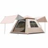 Camping Tent, 2 Doors and 2 Windows, with Mesh, Breathable on Seven sides, Pop-up Lightweight Camping Tent, Suitable for Outdoor, Picnic and Family Gatherings ( Size : 94.4x94.4x61.0in/240x240x155cm ) view 1