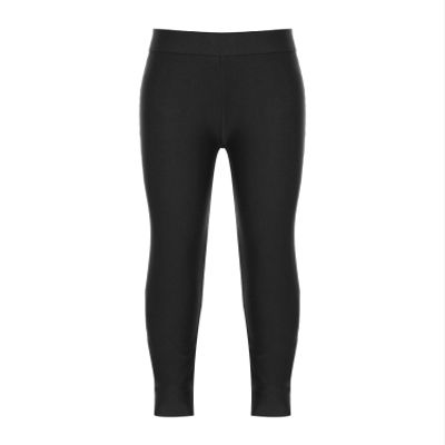 Hansber Kids Girls Swim Leggings UPF 50+ Sun Protection Rash Guard Swim Bottom Full Length Basic Tights Casualwear Trousers Black 10 Years
