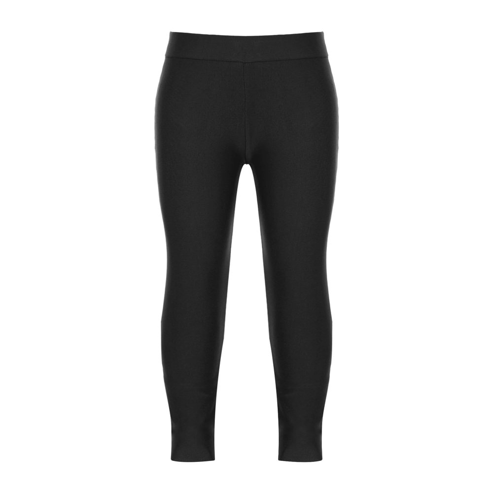 Hansber Kids Girls Swim Leggings UPF 50+ Sun Protection Rash Guard Swim Bottom Full Length Basic Tights Casualwear Trousers Black 10 Years
