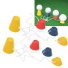 2Set Winter Golf Tees Snow Globe Holder Golf Tees 4 Different Sizes Golf Tee Holder Portable Rubber Winter Golf Tees for Snow Golfing Enthusiasts view 2