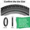 MOHEGIA Bike Tire 12-1/2-Inch x 2-1/4 Inch,12.5x2.125 inch Kids Bicycle Folding Replacement Tire-Compatible with RoyalBaby, Joystar, Dynacraft and Huffy Bike view 3