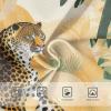 ALAZA Cartoon Palm Leaf Leopard Print Boys' Briefs Soft Underwear Available in Sizes 5t Multicolor view 3