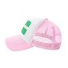DELDA Drapeau Arsenal Rochefort Mesh Trucker Cap Breathable Dad Hat Pink, One Size-Large view 2