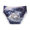 ALAZA Moon Star Tiger Boys' Briefs Soft Underwear Available in Sizes 6y Multicolor view 2