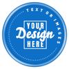 NineFit Basics 200-1000 Custom Chips Personalized Plastic Tokens, Customized Chips with Any Image Logo and Text for Business Logo Drink Chips, etc. (Blue) view 1