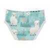 ALAZA Alpaca Llama Flower Blue Boys' Briefs Soft Underwear Available in Sizes 3t view 2