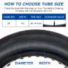 2-Pack 264.0/5.0 Fat Tire Bike Tubes: Heavy Duty Bike Tube with AV 32mm Schrader Valve, Compatible with 26x4.0 26x4 1/4 26x4.3 26x4.4 26x4.5 26x4.80 26x4.90 26x5.0 E-Bike/Road Bike/Mountain Bike view 2