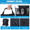 Bulyoou Boat Seat Backpack Boat Backseat Storage Organizer with Mesh Pockets, Handle and Adjustable Back Belt, Waterproof Boat Storage Bag for Swimsuit Boating Accessories, Black(Classic Style) view 3