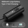 1800 Lumens Bike Light, 4800mAh Rechargeable Bicycle Headlight, 5 Light Modes, 200m Beam Distance, IPX6 Waterproof, Aluminum Alloy Body, USB Type-C Charging, Cycling Accessories for Night Riding view 3
