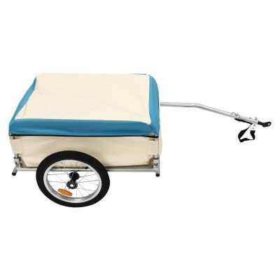 Bike Trailer 110lbs Load, Cargo Trailer for Mountain Bike Transport Multiple Whales Bicycle Trailer Suitable for 24inch/26inch Bike