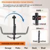 BALAVA Kayak Storage Rack,Kayak Wall Mount,Heavy Duty Kayak Rack for Garage,Folding Kayak Hanger Kayak Hook With Paddle Rack Fixing Strap for Kayaks,Paddle Boards,Surfboards,Snowboards(Black,2pack) view 4