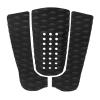 3 PCS Surfboard Skimboard Pad, EVA Surfing Anti Slip Traction Cushion Tailpad Deck Grip with Kicker for Stomp Surf Boards Fish Board(Black)
