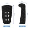 3 PCS Surfboard Skimboard Pad, EVA Surfing Anti Slip Traction Cushion Tailpad Deck Grip with Kicker for Stomp Surf Boards Fish Board(Black) view 2