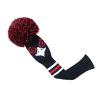 Scott Edward Golf Headcovers for Woods Set of 3 Fits Well Driver(460cc) Fairway Wood and Hybrid(UT) The Perfect Change for Golf BagBlack Red Eagle view 4