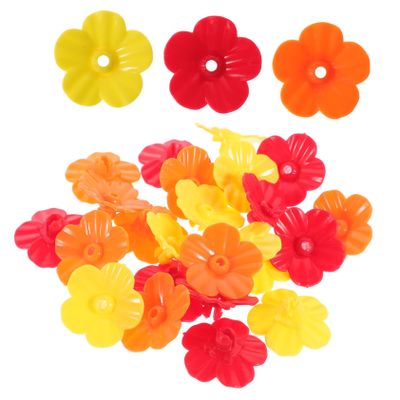 GANAZONO 24pcs Hummingbird Feeder Replacement Flowers Flower Parts for Bird Feeders Unique Decorative Accessory for Garden and Outdoor Use