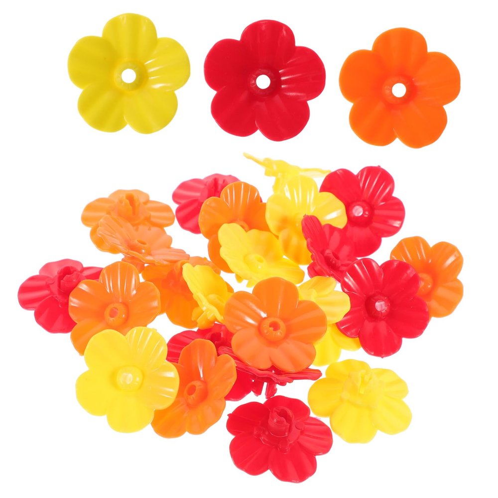 GANAZONO 24pcs Hummingbird Feeder Replacement Flowers Flower Parts for Bird Feeders Unique Decorative Accessory for Garden and Outdoor Use