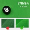 COYEUX Pool Table Cloth Felt Replacement Kit, Green Snooker Indoor Sports Game Tablecloth, for 7' 8' 9' Pool Tables, Fits Standard Pool Tables view 3