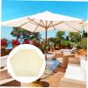 POPETPOP 2.7m 6 Bone Outdoor Patio Umbrella Replacement Canopy Beach Umbrella Top Large Cover Replacement Fabric for Yard view 4