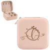 Initial Small Jewelry Box Gift for Mom Gifts for Women, Initial Travel Jewelry Case for Mother from Daughter, Mothers Day Thanksgiving Birthday Gifts for Mom- Jewelry Travel Organizer-Initial L view 1