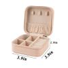 Initial Small Jewelry Box Gift for Mom Gifts for Women, Initial Travel Jewelry Case for Mother from Daughter, Mothers Day Thanksgiving Birthday Gifts for Mom- Jewelry Travel Organizer-Initial L view 2