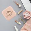 Initial Small Jewelry Box Gift for Mom Gifts for Women, Initial Travel Jewelry Case for Mother from Daughter, Mothers Day Thanksgiving Birthday Gifts for Mom- Jewelry Travel Organizer-Initial L view 3