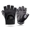 ANJMEICH Fitness Sports Gloves for Machinery Training, Yoga, Cycling, Outdoor Sports (Black, Large) view 1